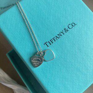 Tiffany & Co. Mini Double Heart Tag Pendant